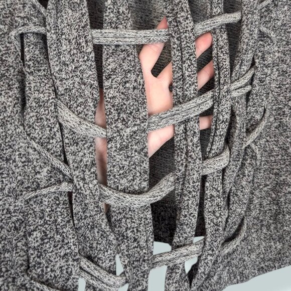 Obey Criss-Cross Back Sweater - Picture 3 of 7